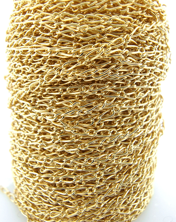 ゴールドフィルド・フィガロチェーン（1.5mm）50cm「14kgf」【B】（1本）