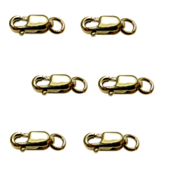 ゴールドフィルド・ロブスタークラスプ【カン付】（3mm×8mm）「14kgf」（5個）