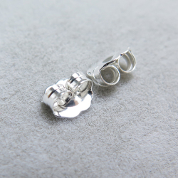 SV925パーツ/ピアスキャッチ（5.0mm×5.8mm）（10個）