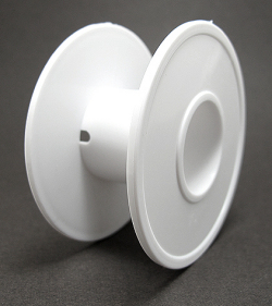 ボビン（スプール）（PP製）（白）直径53.5mm/50個セット