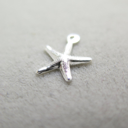 シルバーアクセサリーチャーム（スターフィッシュ）【B】「SV925」（10個）
