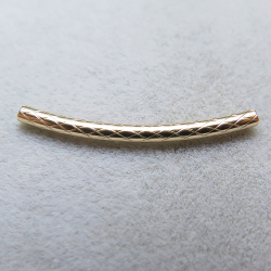 14kgf（ゴールドフィルド）・チューブ（キルティング）（1.5mm×25mm）（10個）