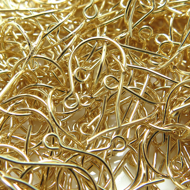 ※専用出品　フレンチフックピアス（B）「14kgf」60ペア120個 フレンチフックピアス【I】「14kgf（ゴールドフィルド）」（25