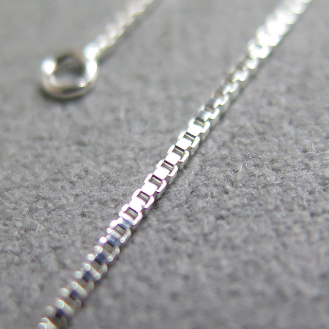 シルバーピアスパーツ/ボックス・チェーンピアス「925」（25ペア）の卸売り