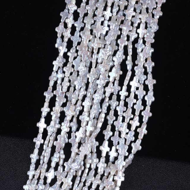 淡水パール白 横クロス 9.0-14.0 恋し 13cm