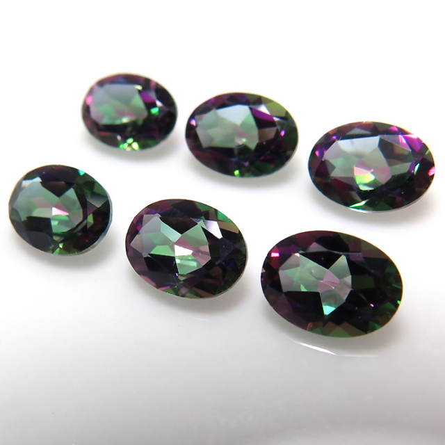 豪華天然ルースセット 2624 天然石ルース（裸石）・ミスティックトパーズ（グリーン