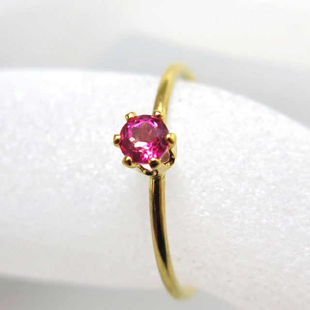 gonndoa(トエレ) 石つかみリング ピンクトパーズ 2 STONES RING(ピンクトパーズ×アメシスト) – JEWEL PALETTE