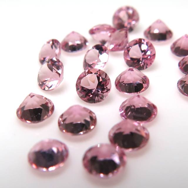 天然石ルース（裸石）・ピンクトルマリン（非加熱・モザンビーク