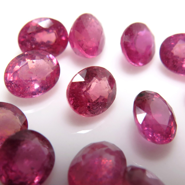 大粒ルビー3.85ctルース/オーバルミックスドカット 大粒ルビー3.85ct