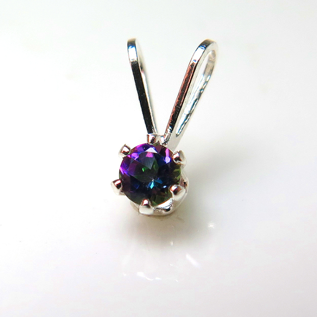 シルバー、ミスティックトパーズ & ホワイトトパーズ トップ シルバー、ミスティックトパーズ & ホワイトトパーズ トップ