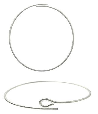 新発売の SV925シルバー/フープピアス30mm（3ペア） アクセサリー