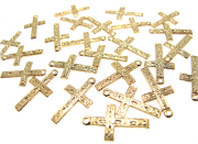 ゴールドフィルド・チャーム（クロス）【A】「14kgf」（10個）