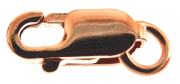 ローズゴールドフィルド・ロブスタークラスプ3×8mm「14kgf」（5個）