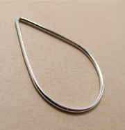 ＳＶ925シルバーパーツ/コンポーネント（プレーン/ドロップ）30×20mm（5個）