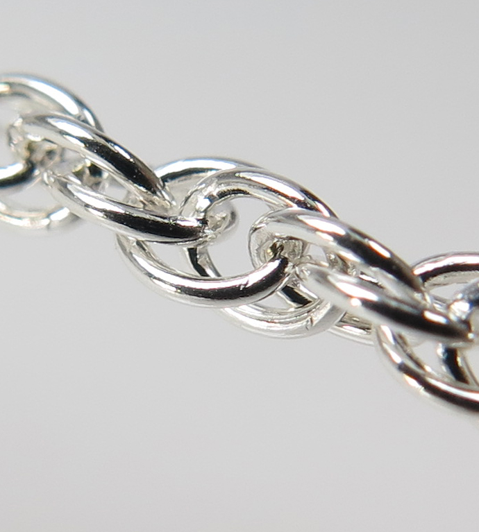 ロープチェーン シルバー SV925 2.3mm（10センチ）（1本）