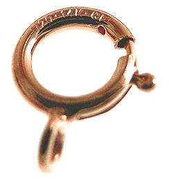 ローズゴールドフィルド・引き輪/クローズ・タイプ（5.5mm）「14kgf」（250個）