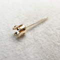 ピアス空枠・6本爪ポストピアス（ラウンド3mm）「10K（10金）」（1個）