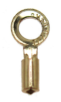 ゴールドフィルド・エンドパーツ/エンドキャップ・カツラ（内径0.45mm）「14kgf」（1.42g入/約50個相当）
