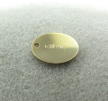 14kgfゴールドフィルド・板カン/タグ（7.3×5.5mm）（10個）