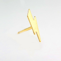 14kgfピアス（ライトニングボルト10×3mm）（ゴールドフィルド）（4個）