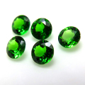 天然石ルース（裸石）・クロムダイオプサイト（ロシア・非加熱）/ラウンド【3.5mm】ファセットカット（1個）