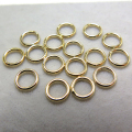 リング（クローズ）丸カン7mm×0.64mm「14kgf（ゴールドフィルド）」（18個）