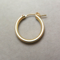 フープピアス（チューブ）19mm「14kgf（ゴールドフィルド）」（1個）