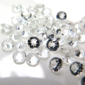 天然石ルース（裸石）・ゴシュナイト（ホワイトベリル）非加熱・ブラジル/ラウンド【2.5mm】ファセットカット（5個）