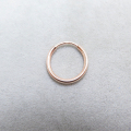 14kgf（ローズゴールドフィルド）12mmフープピアス（チューブ/1.25mm）（1ペア）