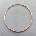 14kgf（ローズゴールドフィルド）30mmフープピアス（チューブ/1.25mm）（1個）