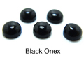 天然石ルース（裸石）・ブラックオニキス/カボション（ラウンド）【5mm】（20個）