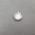 シルバーアクセサリーチャーム（シェル）【8mm】「SV925」（8個）