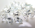 天然石ルース（裸石）・ホワイトトパーズ（ブラジル）/ペアシェイプ【6×4mm】ファセットカット（5個）