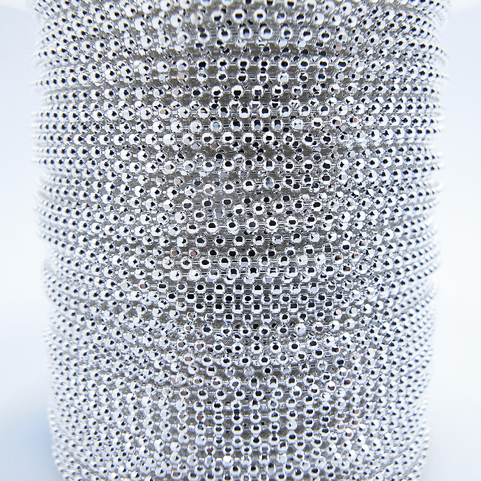 シルバーチェーン（SV925）/ダイヤカットボール1.0mm（10センチ）（1本）