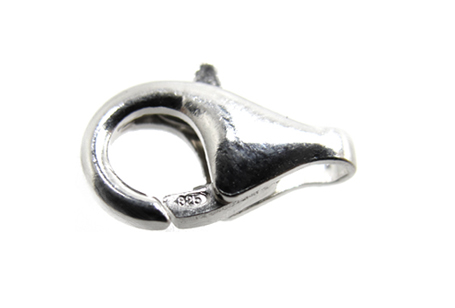 スターリングシルバー/カニカン（5.0mm×8.2mm）「SV925」（25個）