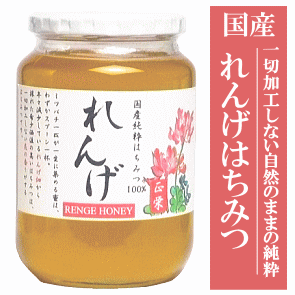 国産れんげはちみつ１０００ｇ