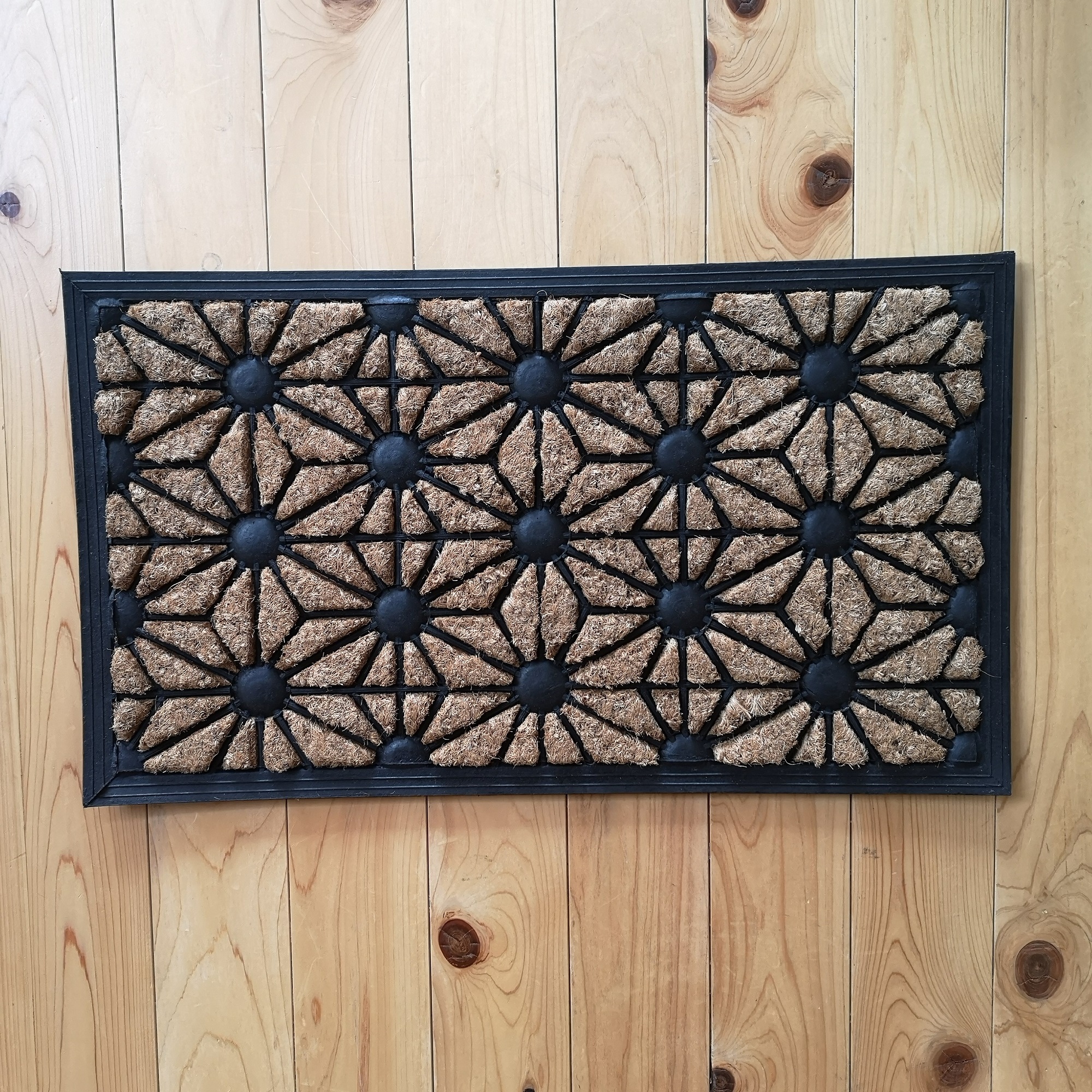 麻の葉 玄関マット