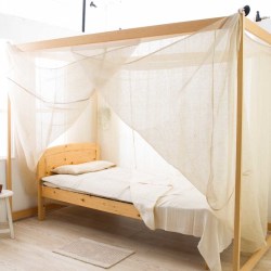 ルカ様用 ヘンプ　麻　からみ織り　蚊帳　ベッド用蚊帳　フレーム無し　菊屋 ルカ様用 ヘンプ 麻 からみ織り 蚊帳 ベッド用蚊帳 フレーム無し