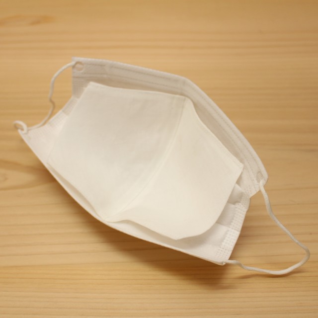 ヘンプ100％ 快適インナーマスク 【プリーツ型にも☆立体型にも】 