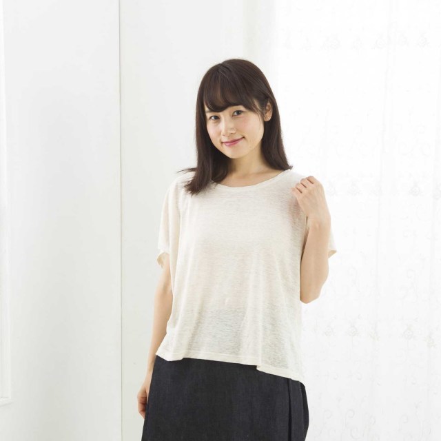 【完売御礼】ヘンプ100% フレンチTシャツ ヘンプ100% 天竺 フレンチ Tシャツ