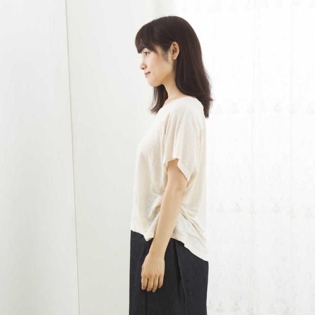 【完売御礼】ヘンプ100% フレンチTシャツ ヘンプ100% 天竺 フレンチ Tシャツ