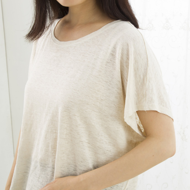 麻福 レディース Tシャツ | ヘンプ 麻 コットン 綿 ヘンプTシャツ レディース
