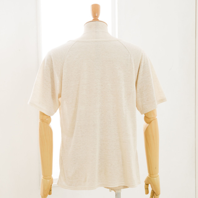 ヘンプ(麻)100% フレンチTシャツ レディース