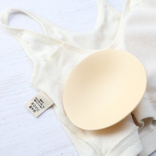 リブ・ハーフトップブラ ahum:organic