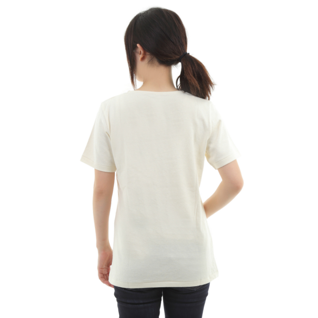 【訳あり 20%OFF】ヘンプ/オーガニックコットン Tシャツ レディース オフ白 Tシャツレディース
