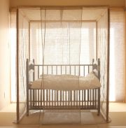 【取扱終了】ヘンプの小ぶり蚊帳　～ベビー／子供のための癒し空間～