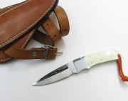 藤本保広 カスタムナイフ ミニブーツ アイボリーハンドル  Yasuhiro Fujimoto (C-127)