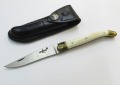 OLDライヨール ポケットナイフ アイボリーハンドル フランス製 シース付き (G-212) ラギオール LAGUIOLE 箱無し