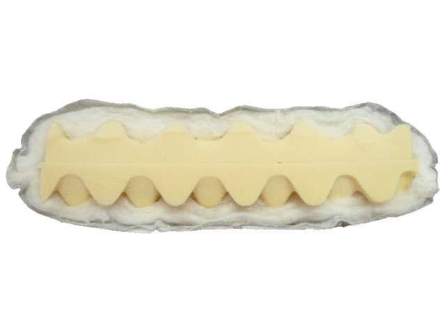 グッスリ枕　断面