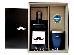 父の日プレゼントにも！西の誉銘醸【「＃髭」　麦焼酎720mlと真空タンブラー ギフトセット】